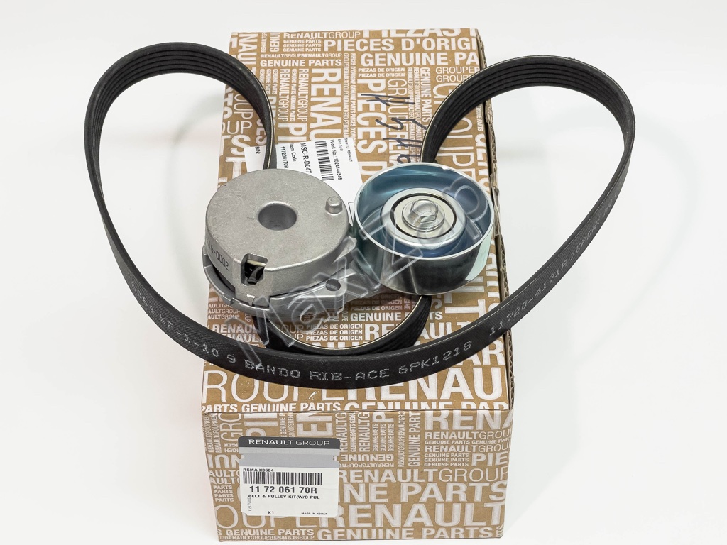 117206170R RENAULT Ремень ген. Megane III/Fluence M4R