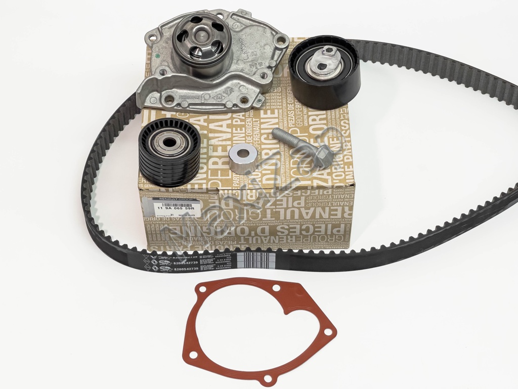 119A06559R RENAULT КОМП РЕМЕНЬ ГРМ РОЛИК ВОД ПОМПА F4R (130C13130R 7701479043)