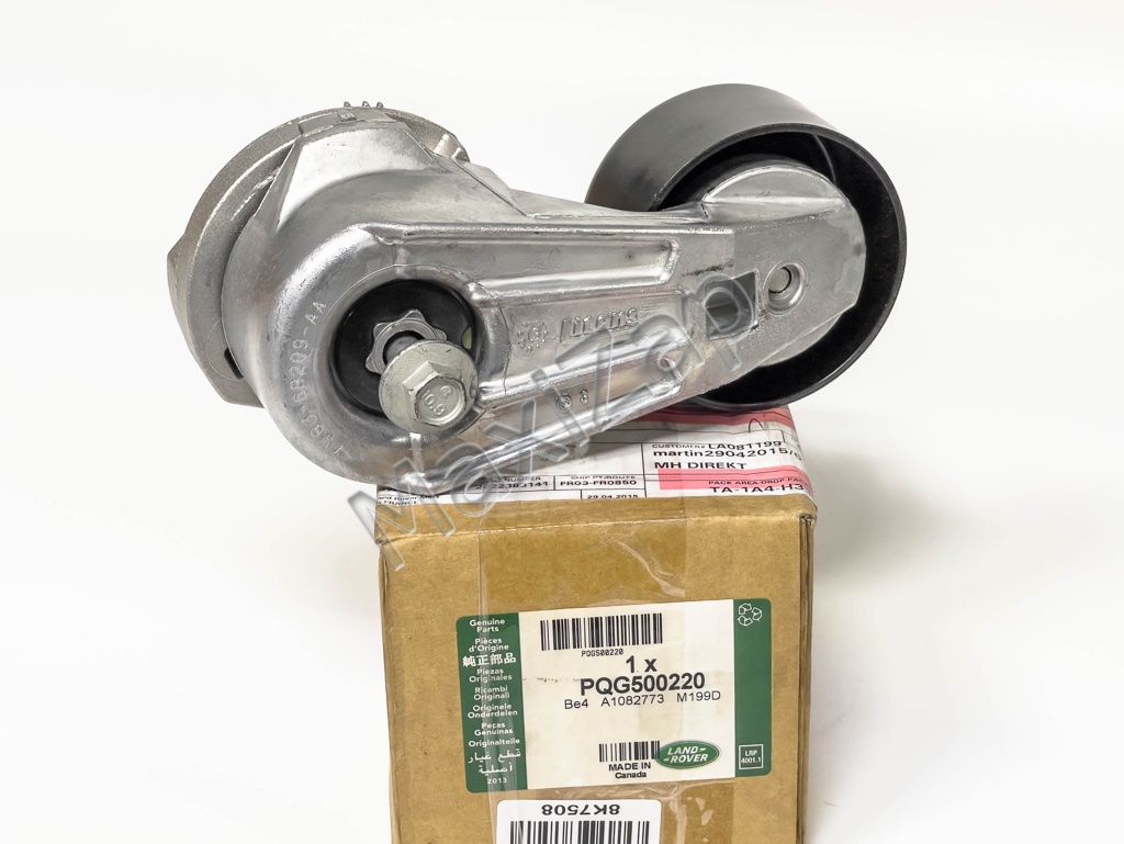 PQG500220 LAND ROVER Ролик приводного ремня Discovery 3 2005-2009 Range Rover Sports 2005-2009 4.4L V8