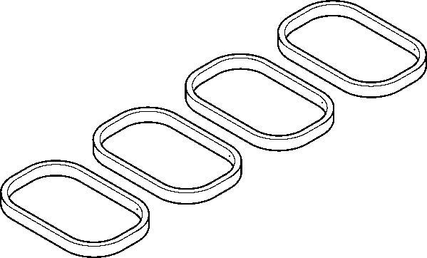 008430 ELRING Прокладка впускного коллектора комплект BMW 5(Е60)/X5(F15) N20B20A