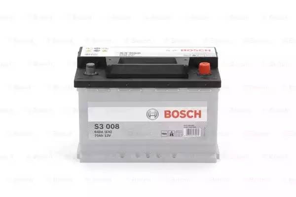 0092S30080 BOSCH АКБ  12v  /  70Ah  640A  (H=278/175/L=190)  Фиат  Дукато