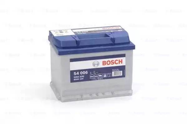 0092S40060 BOSCH Стартерная  аккумуляторная  батарея
