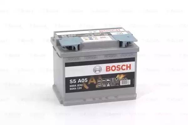 0092S5A050 BOSCH АККУМУЛЯТОР  S5A  (0092S60050)  12V  60AH  680A  ОП  AGM