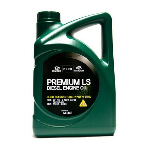 0520000411 HYUNDAI/KIA Масло моторное 5W30 Premium LS Diesel  4л