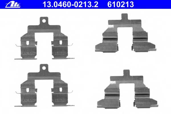 13046002132 ATE КОМПЛЕКТ МОНТАЖНЫЙ ТОРМОЗНЫХ КОЛОДОК
