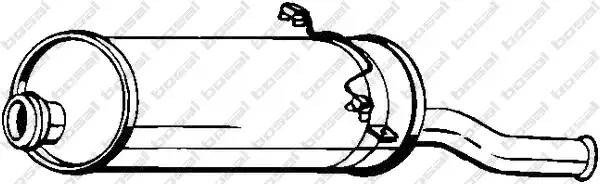 135045 BOSAL Tlumik  ukladu  wydechowego  tyl  CITROEN  XSARA  PICASSO  1.6  09.05-12.11