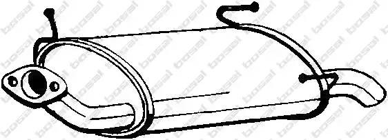 145131 BOSAL T?UMIK  NISSAN  PRIMIERA  1,6I