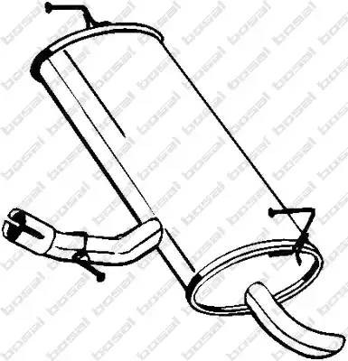 145201 BOSAL Глушитель J10E 1.6