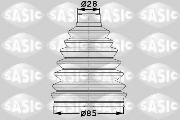 1904040 SASIC ПЫЛЬНИК  ШРУС  НАРУЖНИЙ  REN  DUSTER  F4R  6-МКПП  4X4,  F