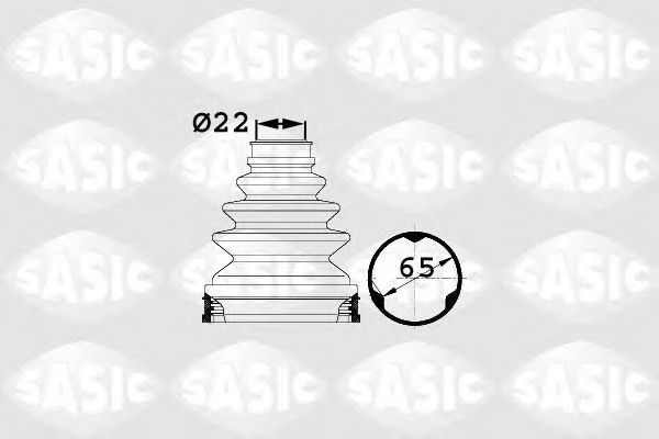 1906018 SASIC Комплект  пылника,  приводной  вал