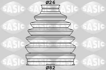 1906063 SASIC К-Т  ПЫЛНИКА,  ПРИВОДНОЙ  ВАЛ  NISSAN  QASHQAI