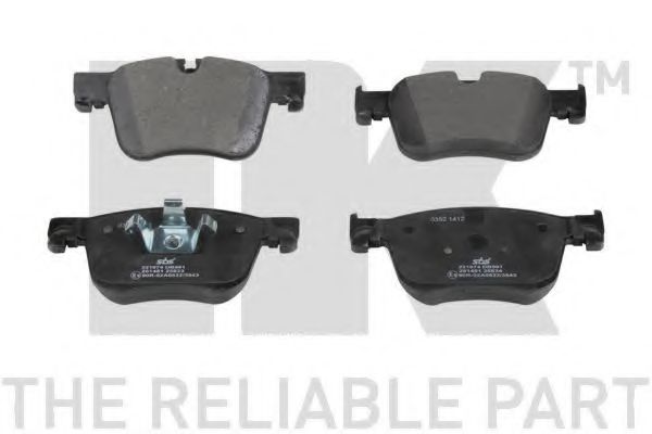 221974 NK Колодки тормозные передние PSA 308 (T9) 13->, 3008 (P84) 16->, C4 Picasso (B78) 13->