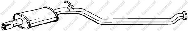 284619 BOSAL T?UMIK  PEUGEOT  206  2,0I  GT-16V  (99-01)  (  NAPRAWCZY)