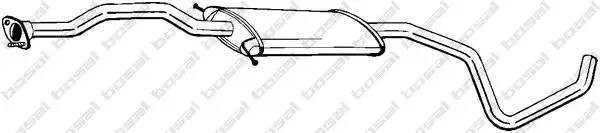 285953 BOSAL T?UMIK  FORD  ESCORT  1,6  95-  /?RODKOWY/