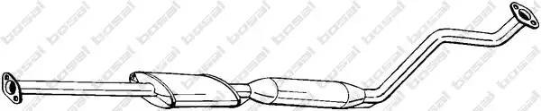 287109 BOSAL Tlumik  ukladu  wydechowego  srodkowy  HYUNDAI  COUPE  1.6/2.0  08.96-04.02