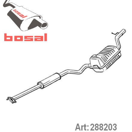 288203 BOSAL Средний  глушитель  выхлопных  газов