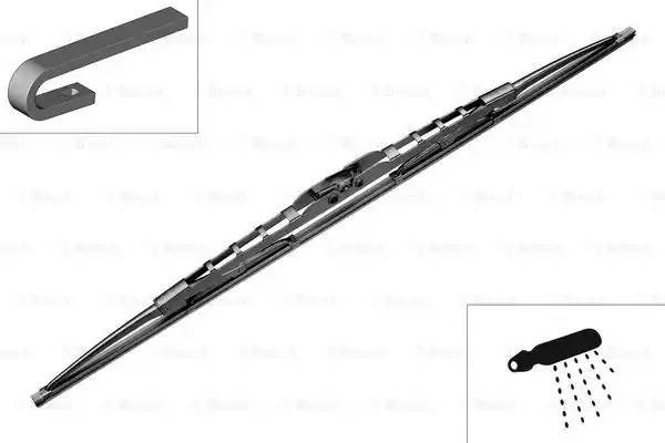 3397004080 BOSCH Стеклоочиститель 700мм RENAULT KERAX, PREMIUM 96-06