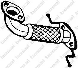 703123 BOSAL Труба  выхлопного  газа