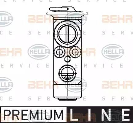 8UW351239401 HELLA Расширительный  клапан  системы  кондициони