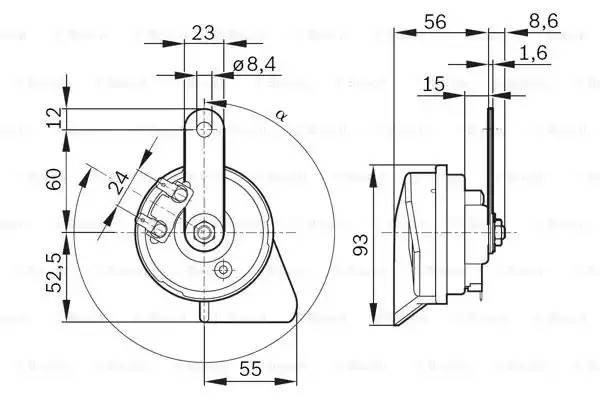 9320335206 BOSCH Сигнал