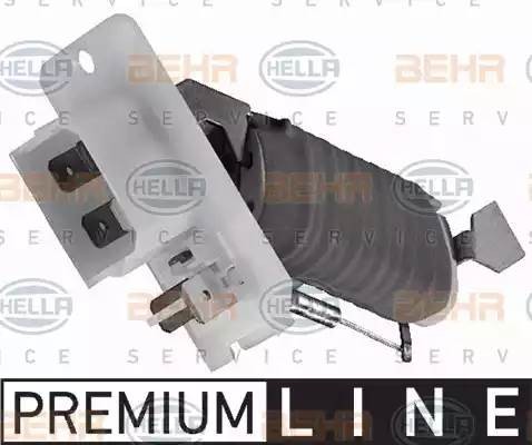 9XX009122001 HELLA Сопротивление  салонного  вентилятора  для,