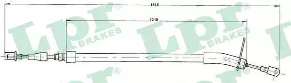 C0409B LPR Тросик  тормоза