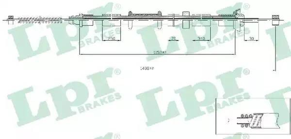 C0518B LPR Трос