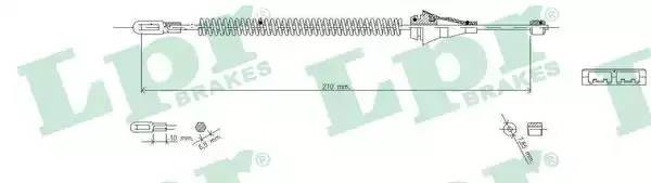 C0577B LPR Тросик  тормоза