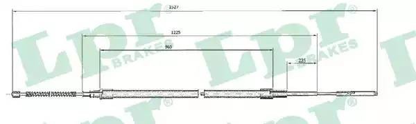 C0964B LPR Трос