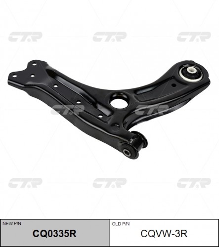CQVW3R CTR Рычаг FR нижний AUDI A1 11-14/SKODA RAPID 13-15/SEAT IBIZA/VOLKSWAGEN POLO 09- RH