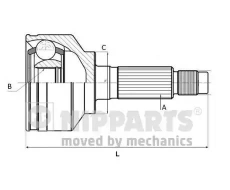 J2825022 NIPPARTS Привод