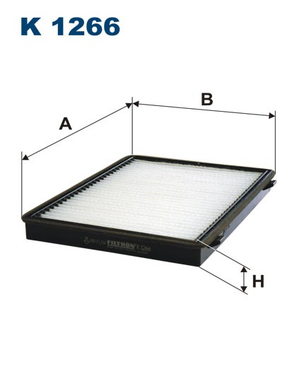 K1266 FILTRON Фильтр  воздушный  кабины  ACTROS  380.7*134*37.5