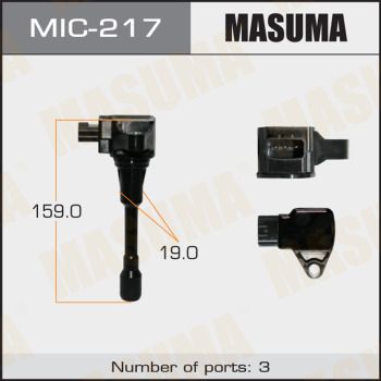 MIC217 MASUMA Катушка зажигания Y62