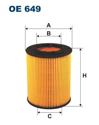OE649 FILTRON Фильтр  масляный  BMW  E36/E46/E39/E53  2.0-3.0i  90>