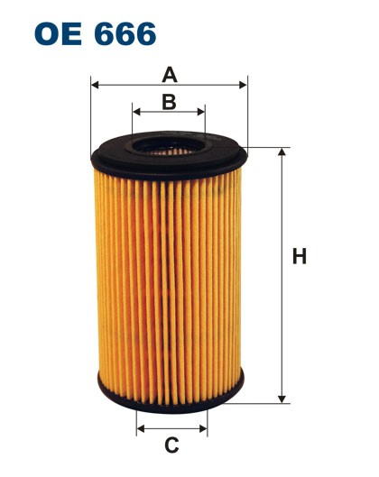 OE666 FILTRON Масляный  фильтр