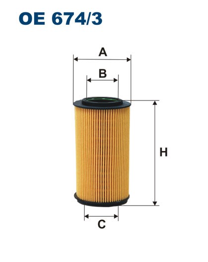 OE6743 FILTRON Масляный  фильтр
