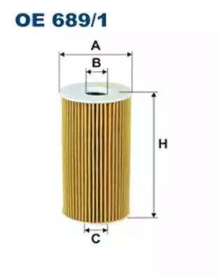 OE6891 FILTRON Масляный  фильтр