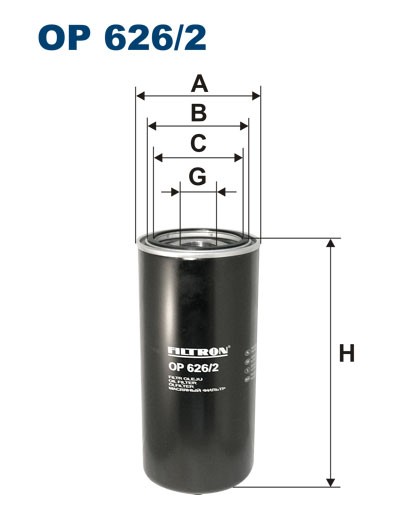 OP6262 FILTRON Фильтр  масляный