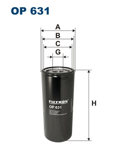 OP631 FILTRON Фильтр  масляный