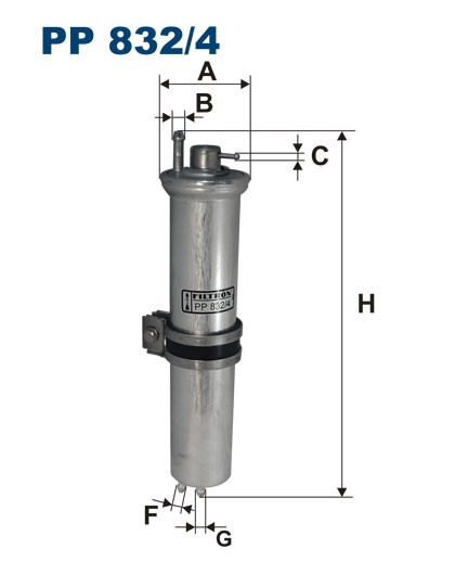 PP8324 FILTRON Топливный  фильтр