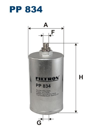 PP834 FILTRON Топливный  фильтр
