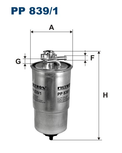 PP8391 FILTRON Топливный  фильтр
