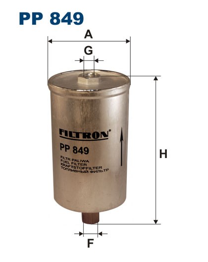 PP849 FILTRON ФИЛЬТР  ТОПЛИВНЫЙ
