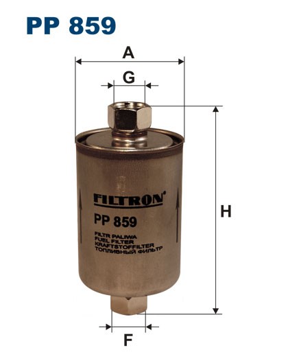 PP859 FILTRON Топливный  фильтр