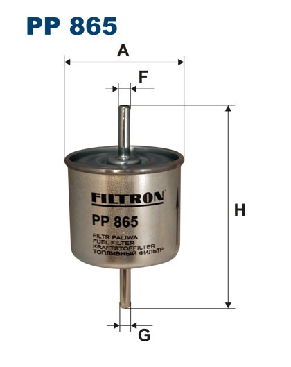 PP865 FILTRON Топливный  фильтр