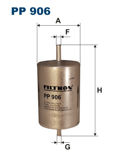 PP906 FILTRON Топливный  фильтр