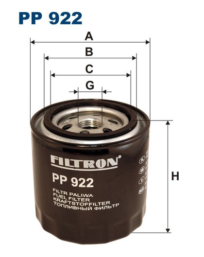 PP922 FILTRON Топливный  фильтр