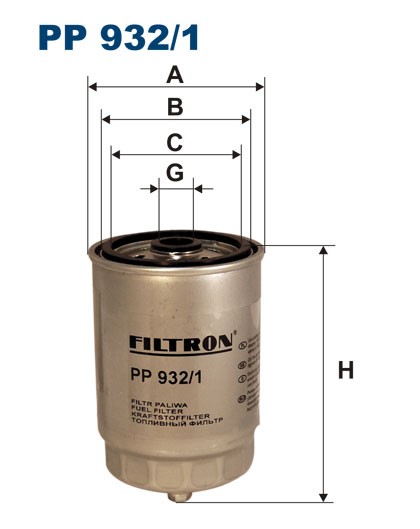 PP9321 FILTRON Топливный  фильтр