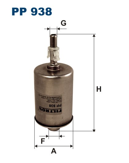 PP938 FILTRON FILTR  PALIWA  OPEL  SINTRA