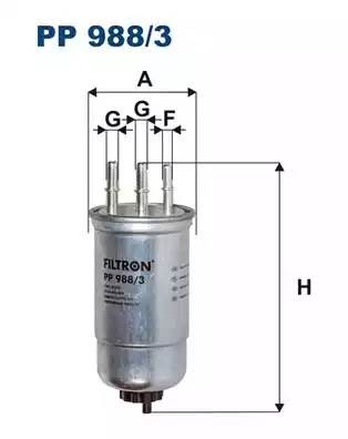 PP9883 FILTRON Топливный  фильтр